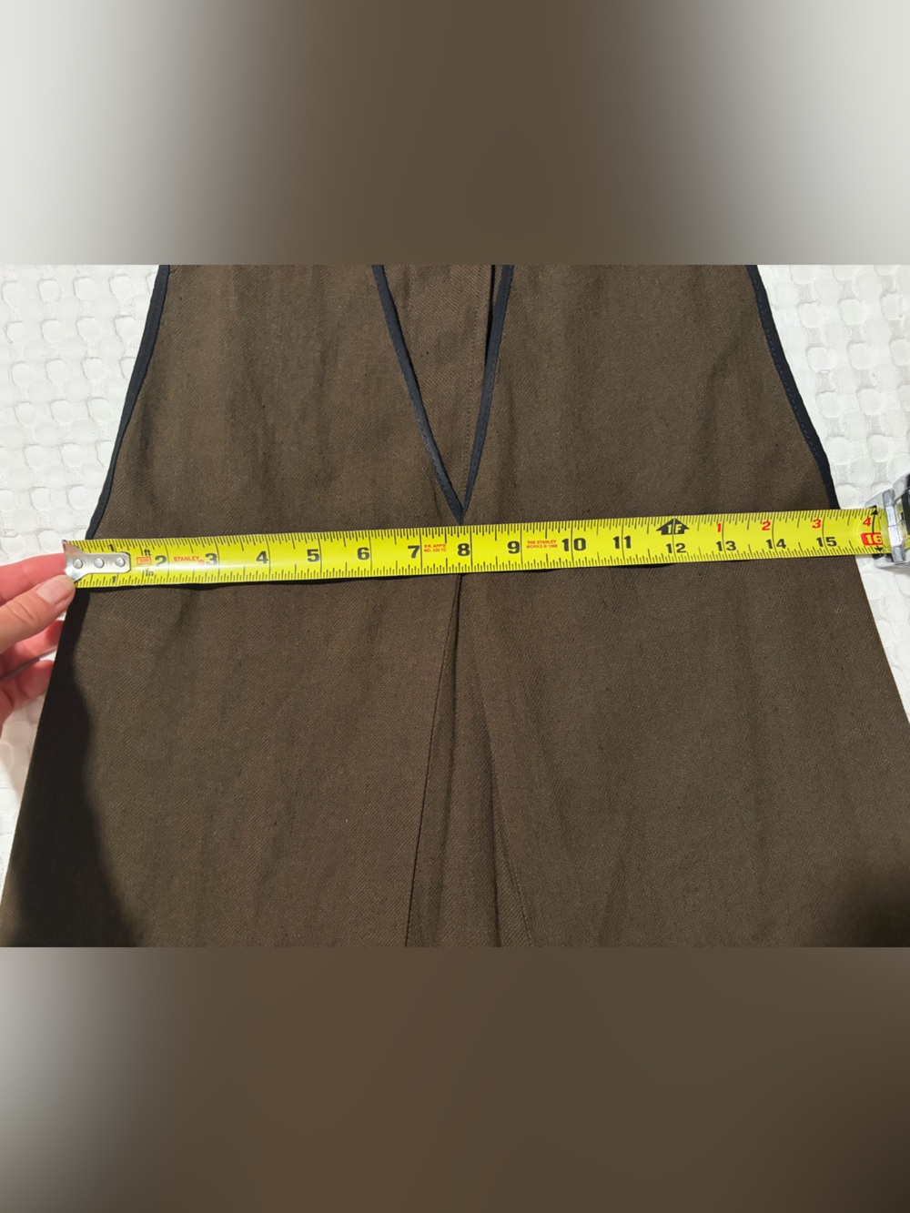 Zara Brown Deep V Maxi Dress - Picture 4 of 4